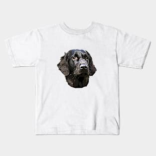 Flat Coated Retriever Kids T-Shirt